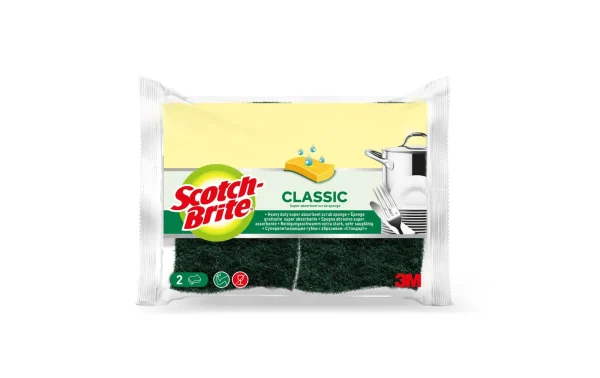 Éponge Scotch-Brite Classic 2 Pièce/s – Éponge De Nettoyage 1