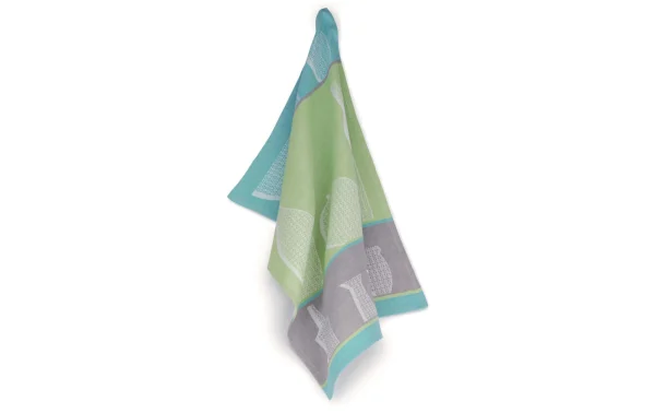 Kela Torchon Pour La Vaisselle Carla Bleu/Vert/Violet – Torchon Pour La Vaisselle 1