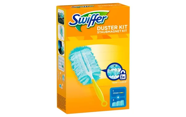 Swiffer Aimant à Poussière Starterkit Avec 3 Chiffons – Nettoyeur De Poussière 1