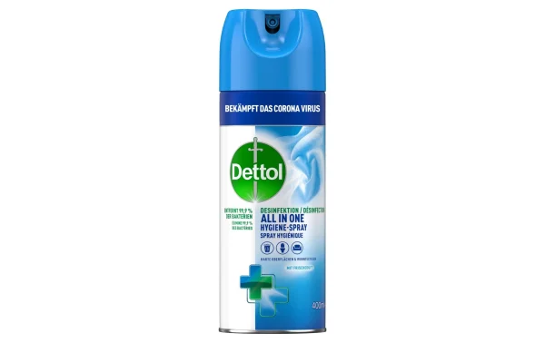 Dettol Nettoyant Tout Usage Désinfection Aerosol Spray 400 Ml – Détergents Universels 1