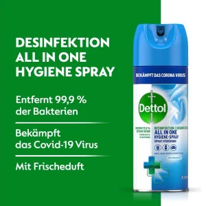 Dettol Nettoyant Tout Usage Désinfection Aerosol Spray 400 Ml – Détergents Universels 7