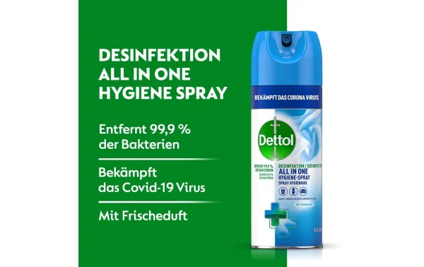 Dettol Nettoyant Tout Usage Désinfection Aerosol Spray 400 Ml – Détergents Universels 3