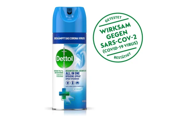 Dettol Nettoyant Tout Usage Désinfection Aerosol Spray 400 Ml – Détergents Universels 4