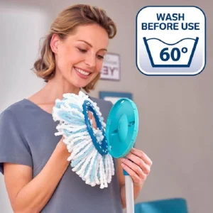 Leifheit Tête De Rechange Clean Twist Disc Mop – Essuie-sol 7