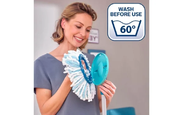 Leifheit Tête De Rechange Clean Twist Disc Mop – Essuie-sol 3